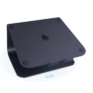 Portatīvā datora statīvs Rain Design MSTAND360 360° rotējošs melns alumīnijs