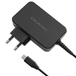 Сетевой GaN‑адаптер QOLTEC 52387 90W 1x USB‑C 5–20V