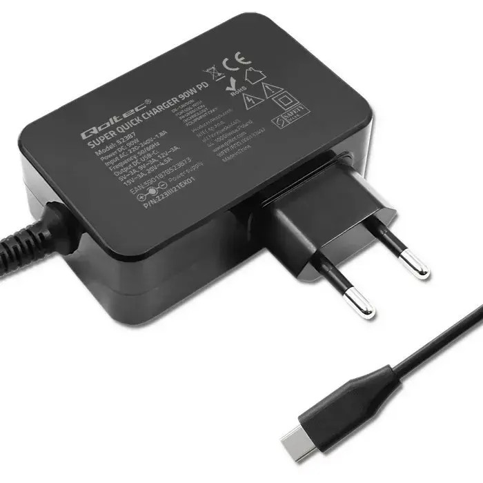 GaN‑адаптер QOLTEC 52387 90W USB‑C Photo 5
