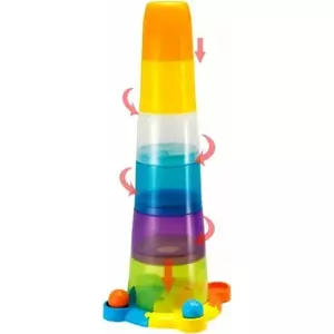 Bumbiņu tornis Smily Play 376769 — bērnu rotaļlieta bumbiņu triecienam