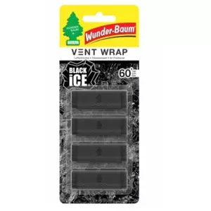 WunderBaum Black Ice automašīnas gaisa atsvaidzinātājs, 4 gabali