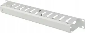 Kabeļu organizators LANBERG AK-1704-S 19" 1U pelēks