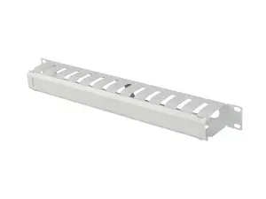 Kabeļu organizators LANBERG AK-1704-S 19" 1U pelēks