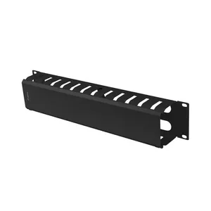 Kabeļu organizators 19" 2U LANBERG AK-1705-B, melns