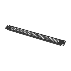 Blank panel Lanberg AK-1411-B Steel Black 19 inch 482.5 mm