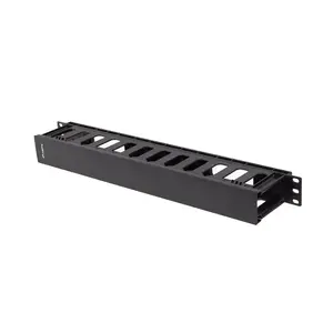 19" Cable management 1U Type A plastic panel LANBERG AK-1703-B black