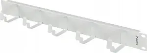Kabeļu organizators 19" LANBERG AK-1701-S 1U ar 5 metāla turētājiem