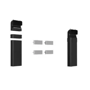 Cooker hood mounting kit Bosch HEZ9VDKE1 Black Plastic