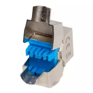 Модуль Keystone Lanberg KSF8-4000 Плоский Синий Серебристый RJ-45