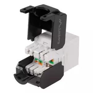 Модуль Keystone Lanberg KSU6-4000 Плоский Черный Белый RJ-45