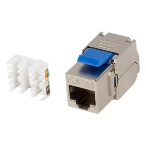 Модуль Keystone Lanberg KSF5-4000 Плоский Серебристый RJ-45