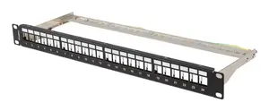 Rack accessory cable kit LANBERG PPKS-0924-B — galvanized steel housing, black, 1 pc