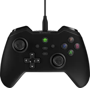 GENESIS Mangan 300 Black Wired Gamepad for PC, Nintendo Switch and Android with USB Type-C Connection