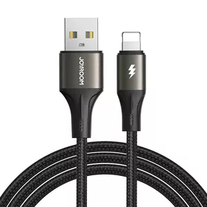 Кабель USB - Lightning Joyroom SA25-AL3, 3А, 1.2м, черный
