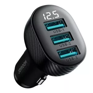 Автомобильное зарядное Joyroom JR-CCD03 — 3,4A суммарно, 3× USB-A