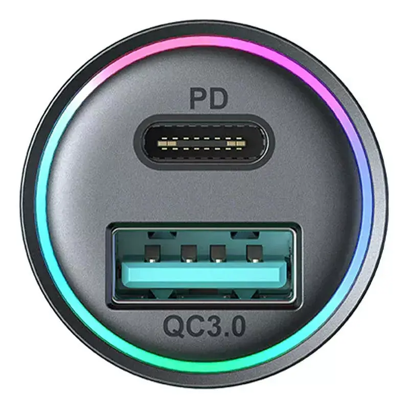 Car charger Joyroom JR-CCN04 – USB-C + USB-A 60W Photo 3