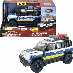 Majorette Police Vehicle Land Rover with Light and Sound - Die-Cast Toy Car