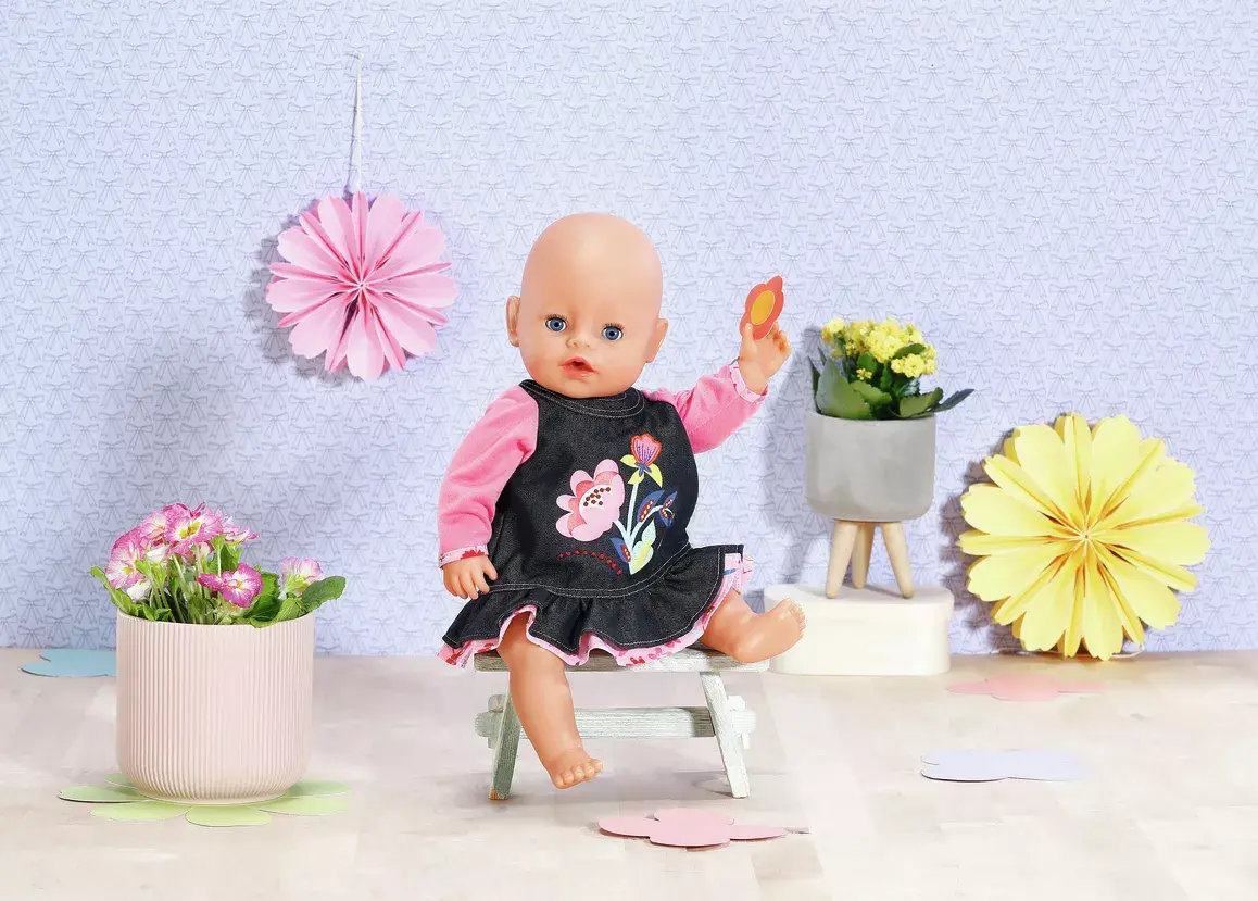Набор одежды для куклы ZAPF Dolly Moda Jeans Dress Photo 2