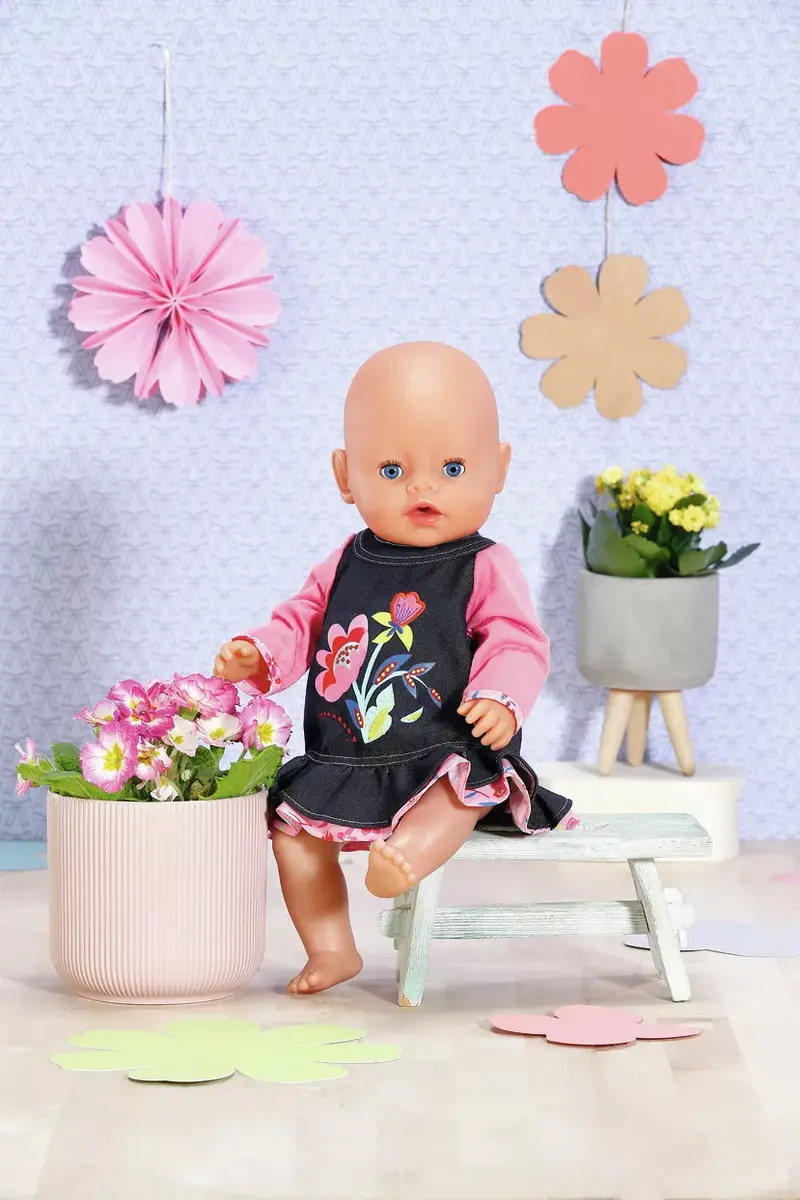 Набор одежды для куклы ZAPF Dolly Moda Jeans Dress Photo 3