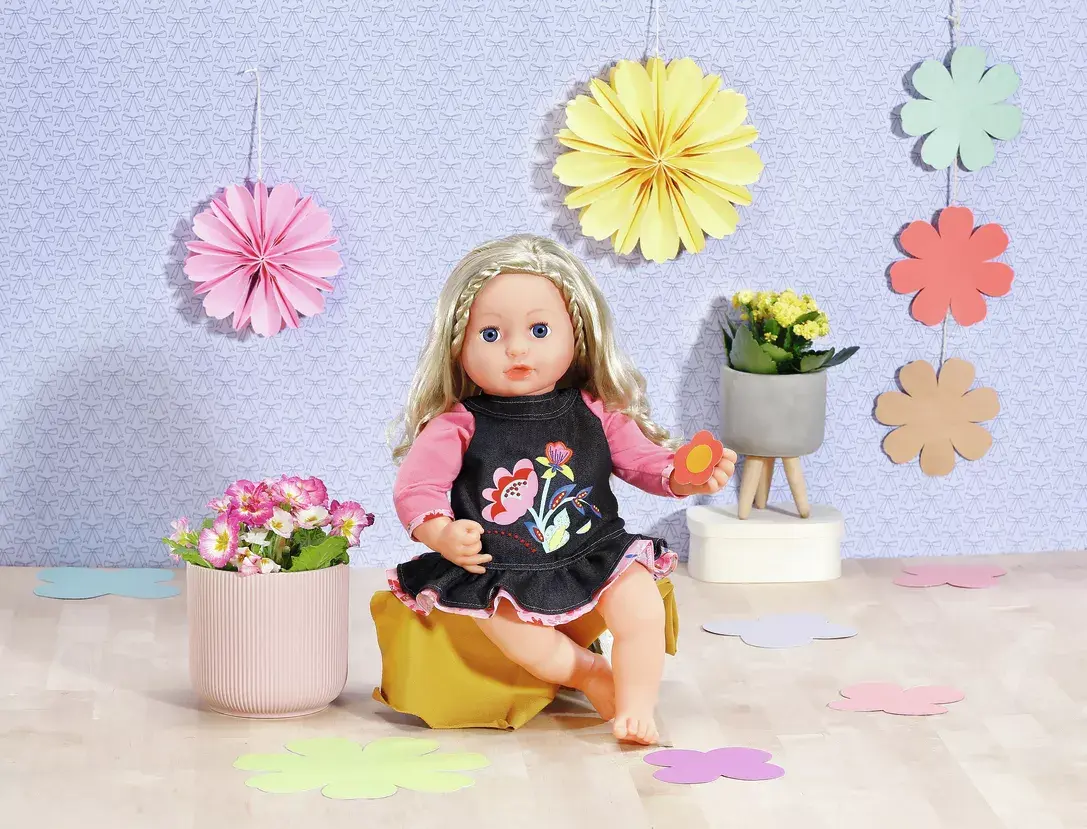 Набор одежды для куклы ZAPF Dolly Moda Jeans Dress Photo 4