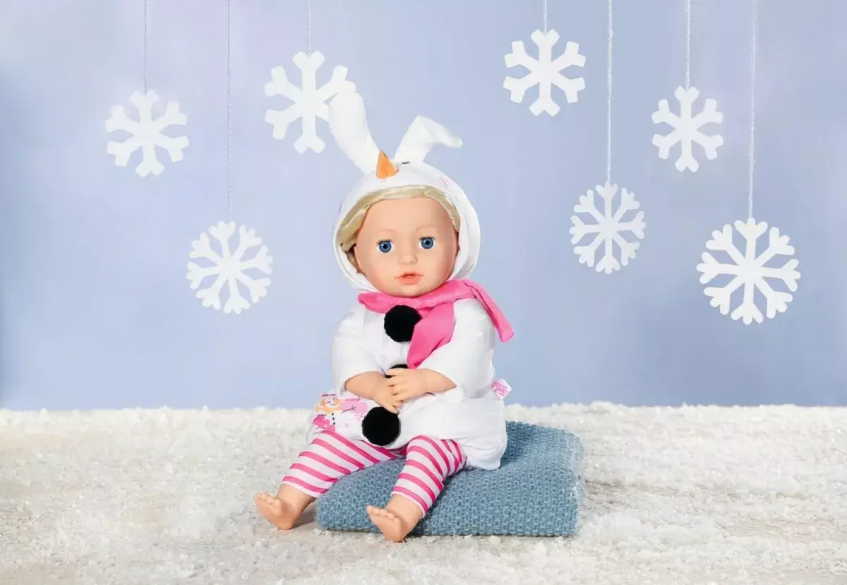 ZAPF Костюм Снеговик Dolly Moda для Baby Born Photo 2