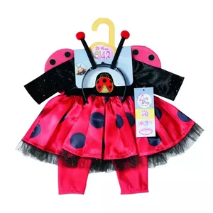 ZAPF одежда Ladybug: платье с леггинсами для кукол Baby Born, комплект платье и леггинсы