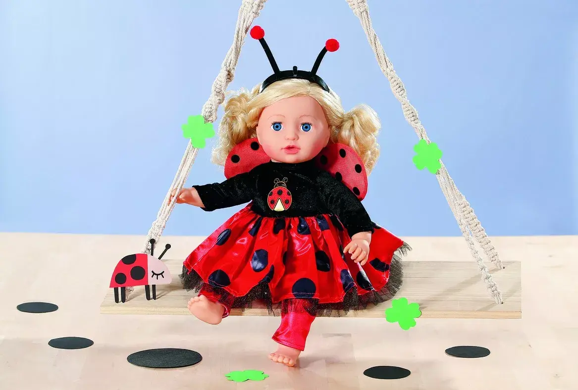 ZAPF Baby Born платье Ladybug с леггинсами Photo 4