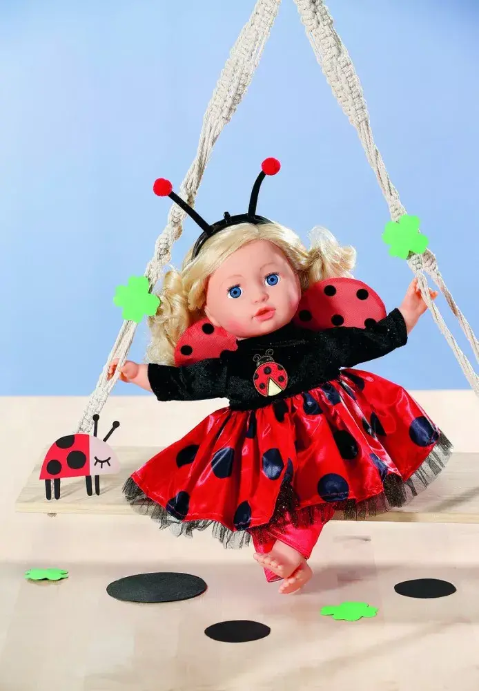 ZAPF Baby Born платье Ladybug с леггинсами Photo 6