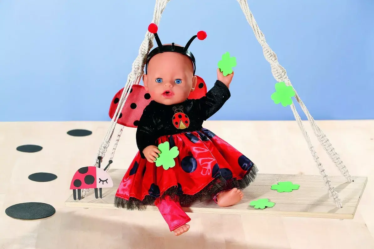 ZAPF Baby Born платье Ladybug с леггинсами Photo 8
