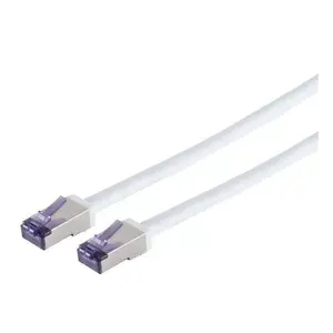 Networking cable Lanview LVN-CAT6A-FLEX-25CMWH RJ-45 Cat6a 0.25 m White