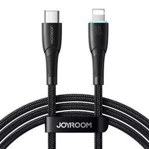USB-C to Lightning cable Joyroom SA32-CL3 30W 1 m — Black