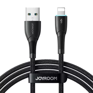 USB to Lightning cable Joyroom SA32-AL3, 3A, 1 m, black