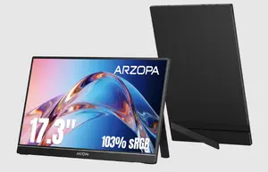 Arzopa A1M Портативный монитор Черный 17.3" LCD Full HD 1920 x 1080 пикселей USB Type-C Встроенный динамик(и)