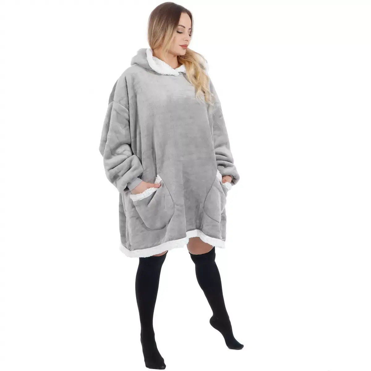 Springos HA5085 Oversized Blanket Sweater Photo 2