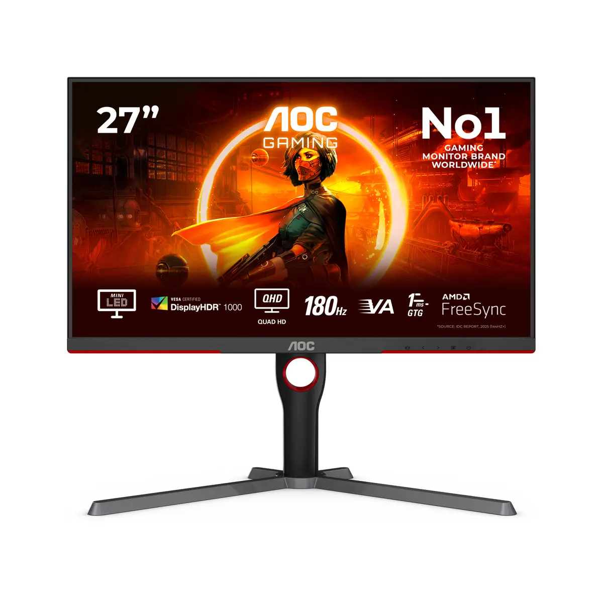 AOC G3 Q27G3XMN/BK Spēļu datora monitors