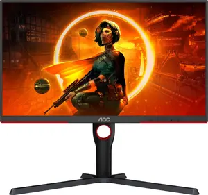 AOC G3 Q27G3XMN/BK Spēļu datora monitors 27 collas 2560 x 1440 pikseļi 2K Ultra HD LED Fast VA 180Hz melns un sarkans