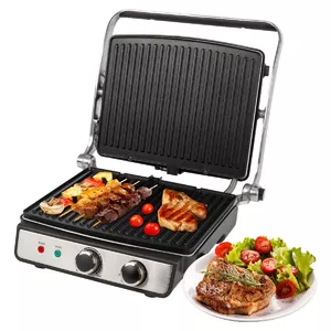 Контактный гриль ProfiCook PC-KG 1264 2000 Вт, нержавеющая сталь, поверхность 230 x 290 мм