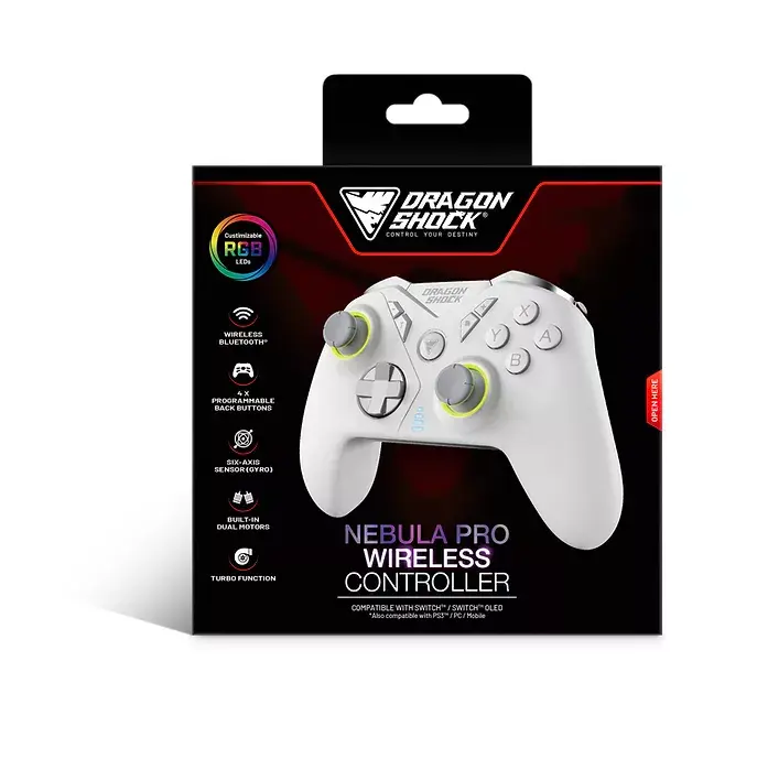 Геймпад Dragonshock Nebula Pro White Photo 5
