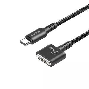 Power Cable UNITEK C14121BK-2M Black MagSafe 3 USB C 2m 28V 5A