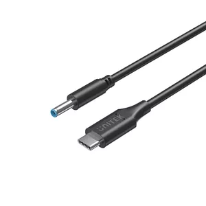 UNITEK C14117BK-1.8M elektrības kabelis Melns 1,8 m USB C Līdzstrāvas
