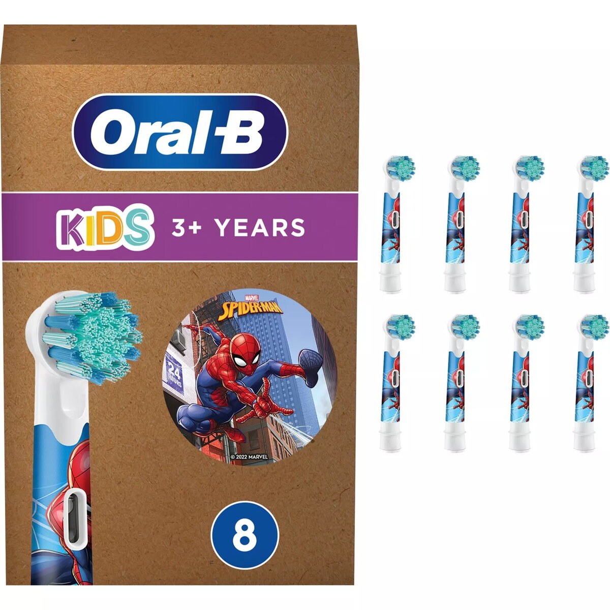 Rezerves birstītes uzgaļi BRAUN Oral-B Kids