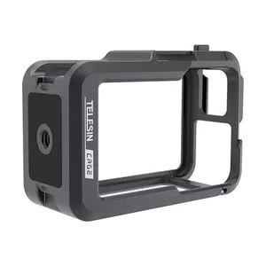 Telesin metal protective case for DJI Action 3/4/5 Pro — waterproof, durable housing