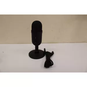 SALE OUT. Razer Seiren V2 X - USB Microphone for Streaming (25mm Microphone, Supercardioid Directivity, Gain Limiter, Microphone Control, Shock Absorber) Black USED AS DEMO