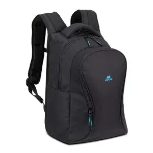 Ikdienas mugursoma Rivacase Gremio 5565, melns poliesters, 350×240×410 mm
