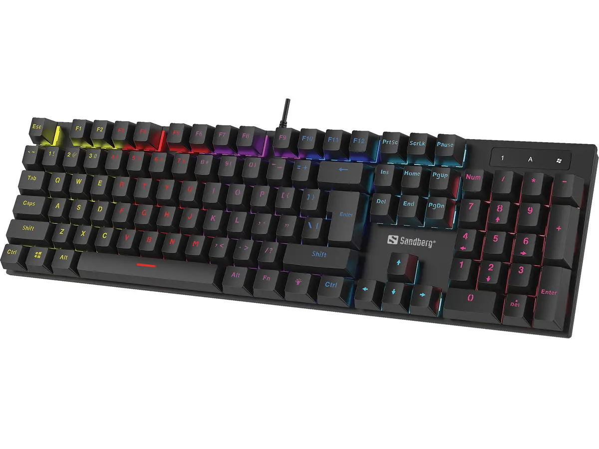 Mehāniskā spēļu tastatūra Sandberg NORDIC, pilna