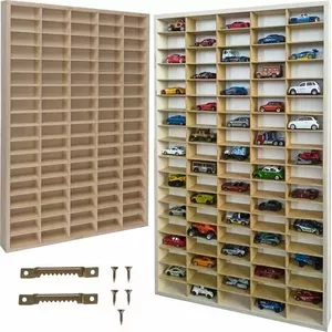 Kruzzel 21997 Wooden Car Shelf for Kids