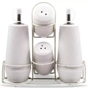 Набор контейнеров для хранения Maestro MR-20002-04 White, 5 шт.