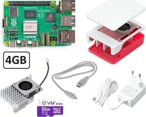 Single-board computer Raspberry Pi 5 4GB Full Kit — Raspberry, 4 GB RAM, complete accessory set