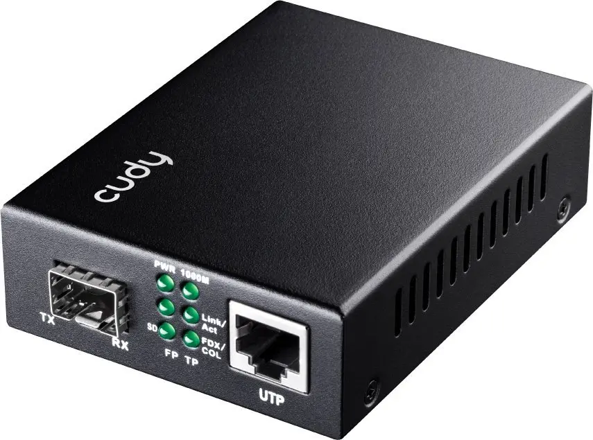 Tīkla mediakonvertors Cudy MC220 — Gigabit