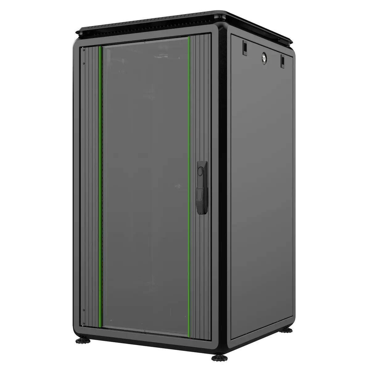 Lanview RDL20U66BL Brīvi stāvošs serveru skapis